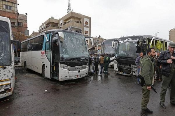 Şam'da şiddetli patlama meydana geldi