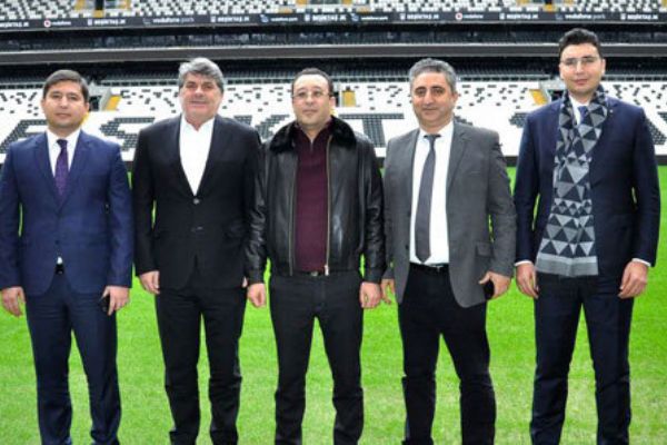Özbekistan Futbol Federasyonu heyetinden Beşiktaş'a ziyaret