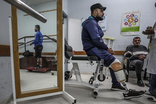 Gazze'deki protez merkezi Filistinlilere umut oldu