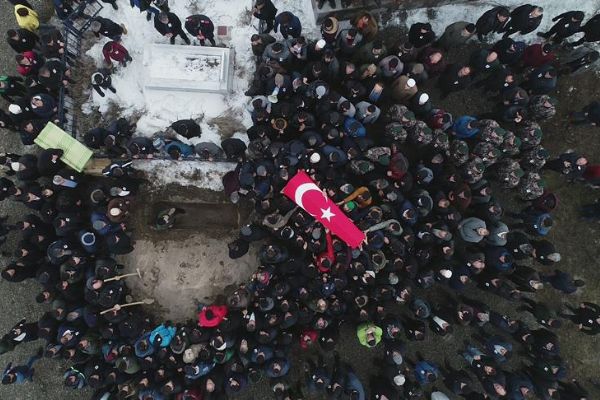 Şehit polis Kaltar son yolculuğuna uğurlandı
