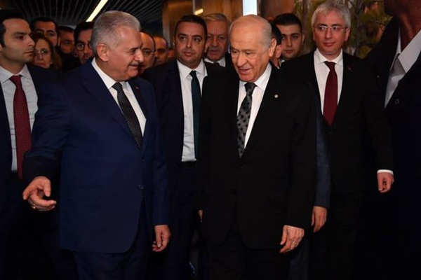 Bahçeli'den Yıldırım'a ziyaret