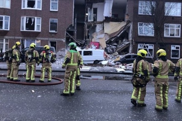 Hollanda'da patlama