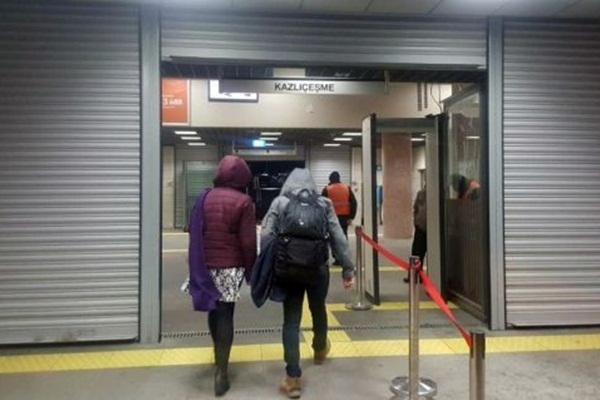 Marmaray'da teknik arıza