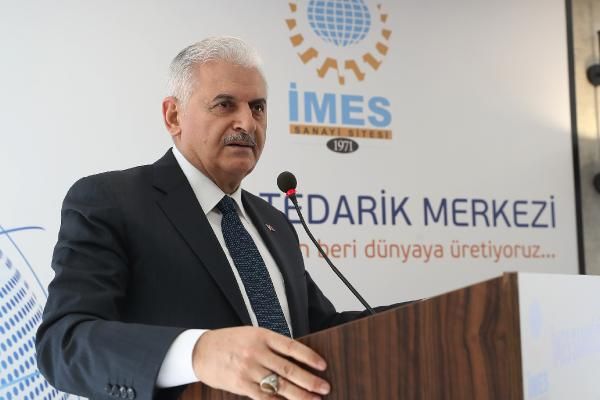 Binali Yıldırım İMES'te sanayicilerle bir araya geldi