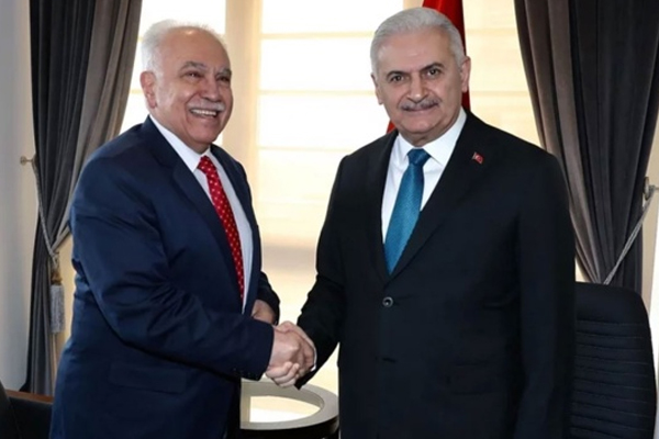 Doğu Perinçek'ten Binali Yıldırım'a ziyaret
