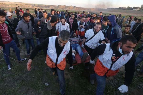 İsrail askeri Gazze Şeridi sınırında 32 Filistinliyi yaraladı