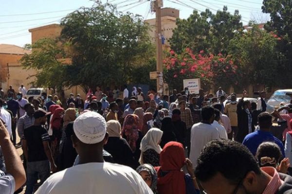 Sudan'ın Hartum eyaletinde yönetim karşıtı gösteriler