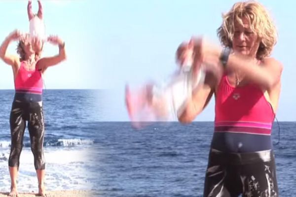 Bebekleriyle tehlikeli gösteri yapan Rus çift gözaltına alındı