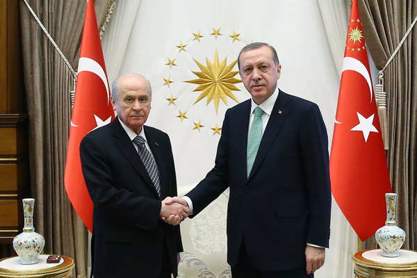Erdoğan ve Bahçeli yarın görüşecek