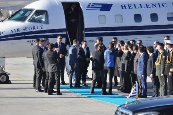 Yunanistan başkanı Aleksis Çipras Ankara'da