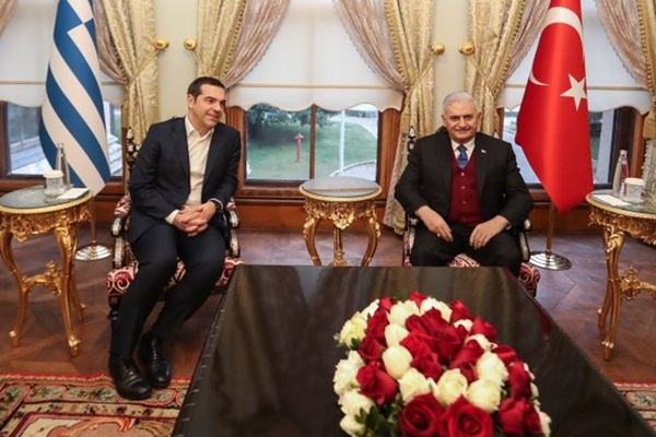 Binali Yıldırım, Çipras'ı kabul etti
