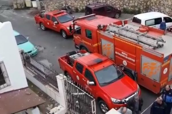 Tatil beldesi Bodrum’da evin terasında patlama