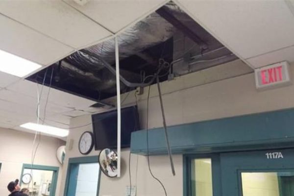 Havalandırma tünelinden firar etmek isteyen mahkum yakalandı