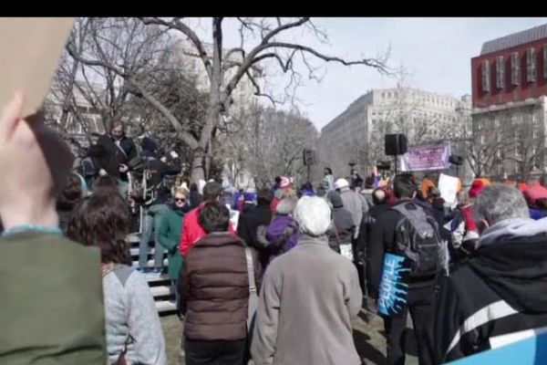 Beyaz Saray önünde protesto