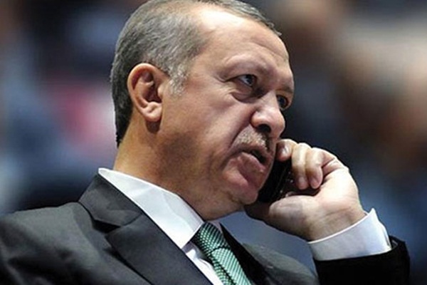 Erdoğan, Trump'la görüştü