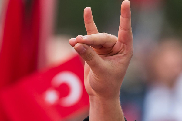 Bozkurt işareti yapana 4 bin Euro para cezası