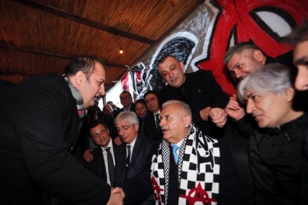 Yıldırım ve Toper Beşiktaş’ta vatandaşlara seslendi