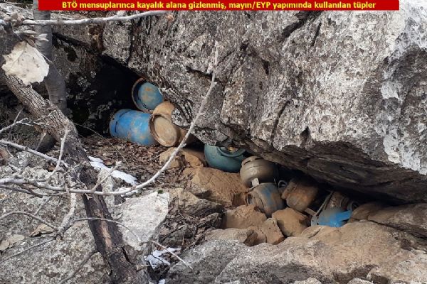 Diyarbakır'da PKK'ya ait 19 sığınak imha edildi