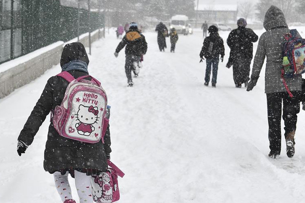İki ilde eğitime kar tatili