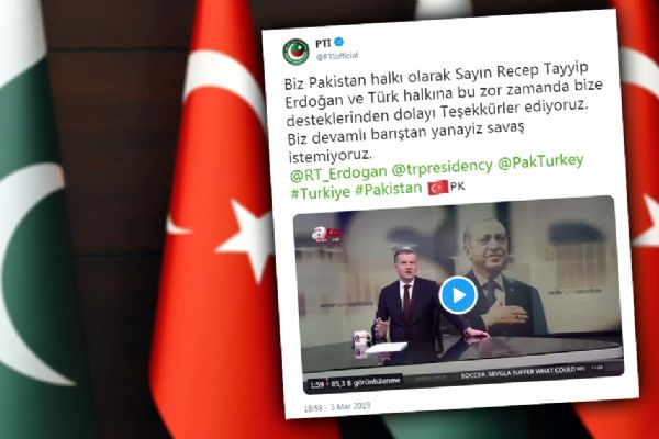 Pakistan’dan Türkiye’ye Türkçe teşekkür