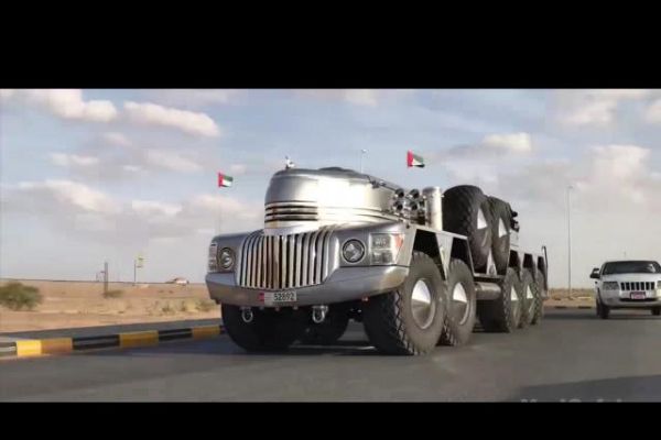 Arap şeyhinin 10 tekerlekli yeni oyuncağı