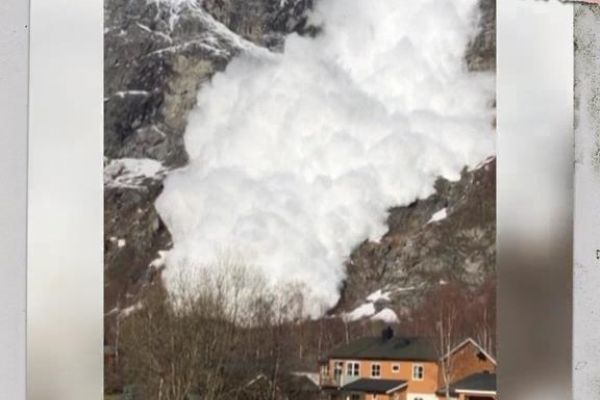 Norveç'te büyük çığ