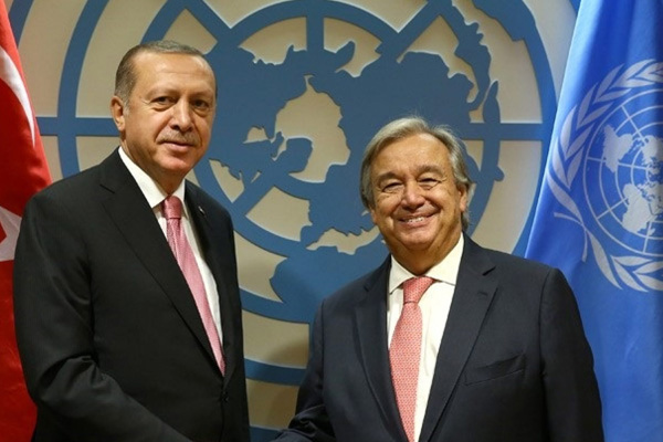 Cumhurbaşkanı Erdoğan, Guterres ile görüştü