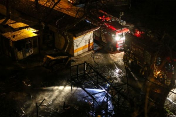 Sarıyer'de balıkçı barınağında tüp patlaması