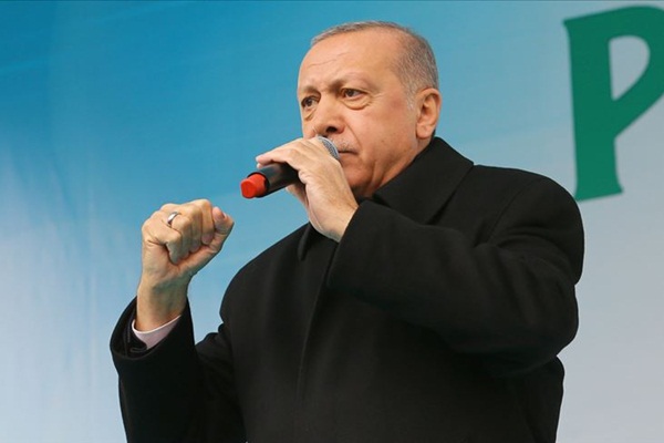 Erdoğan: Türkiye üzerinde hesapları olanlar gözlerini 31 Mart'a dikti