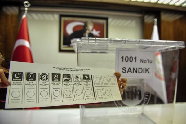 Seçimde kullanılacak oy pusulaları