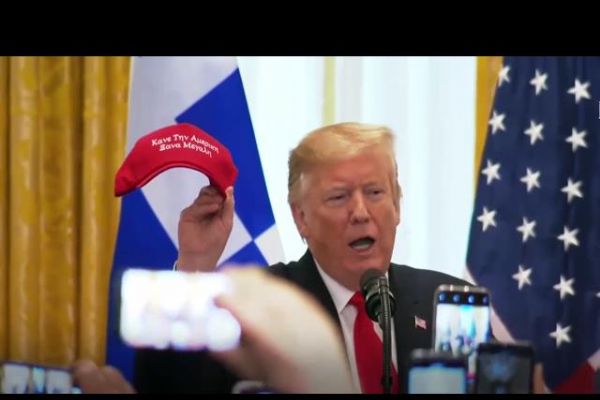 Trump Yunanistan'ın Osmanlıdan ayrılışının 198. yılını kutladı