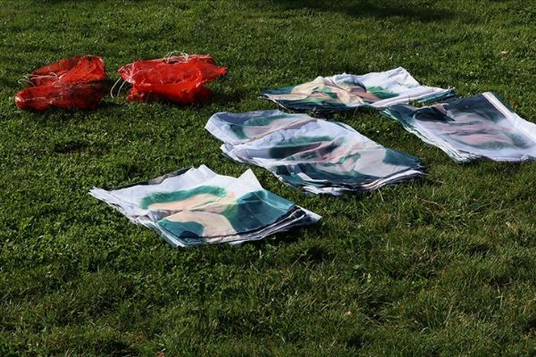 Nevruz alanında toprağa gömülü Öcalan posterleri bulundu