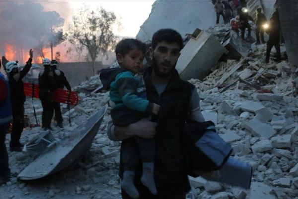 İdlib'e hava saldırısı: 5 ölü