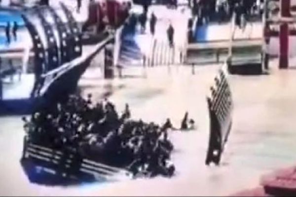 Dicle Nehrinde feribotun batma anı