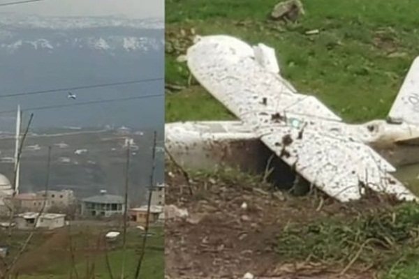 Hakkari'de patlayıcı yüklü İHA düşürüldü