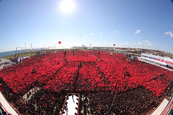 İşte Cumhur İttifakı'nın Yenikapı'daki mitingine katılan kişi sayısı