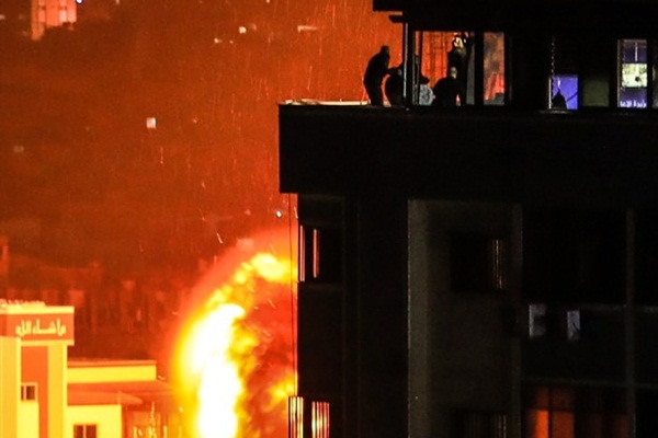 İsmail Heniyye'nin ofisinin vurulma anı