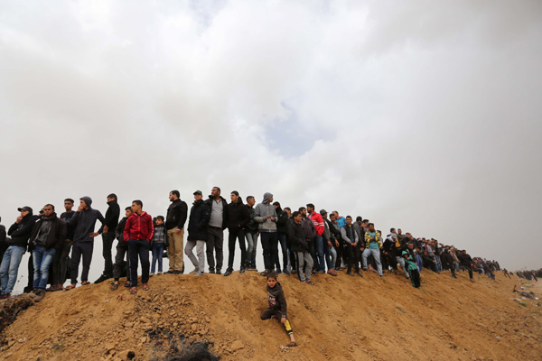 Gazze'de  milyonluk Büyük Dönüş Yürüyüşü hazırlığı