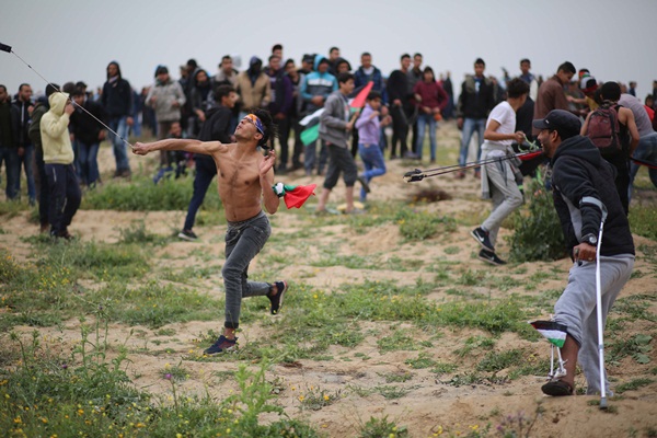 Gazze'de 'Büyük Dönüş Yürüyüşü' ve 'Toprak Günü' gösterileri