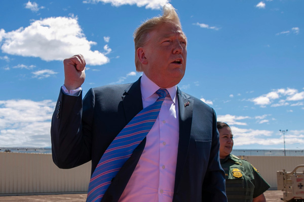 ABD Başkanı Trump Meksika sınırında