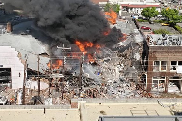 ABD'de şiddetli patlama: Çok sayıda yaralı var