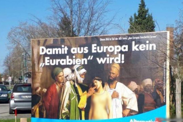 AfD’den provokatif seçim afişleri