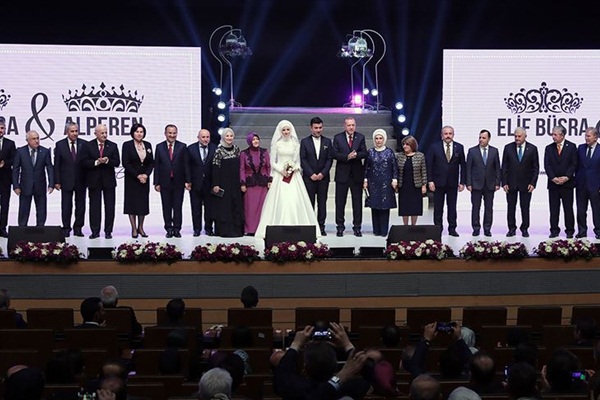 Erdoğan nikah şahidi oldu