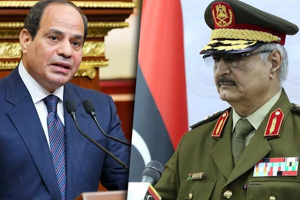 Sisi, Hafter'le buluştu