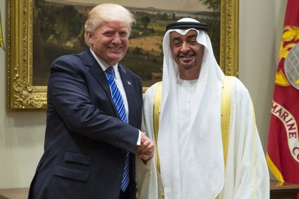 Trump, Abu Dabi Veliaht Prensi Al Nahyan ile telefonla görüştü
