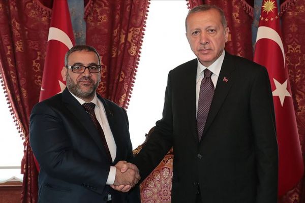 Cumhurbaşkanı Erdoğan el-Meşri'yi kabul etti