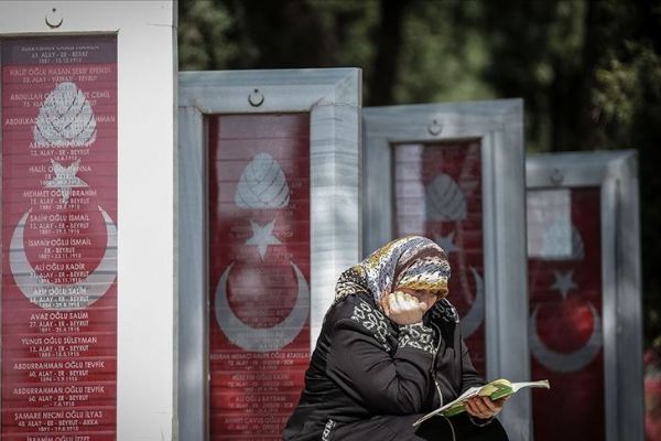 'Vatan için toprağa düşmüş' hemşehrileriyle duygusal buluşma