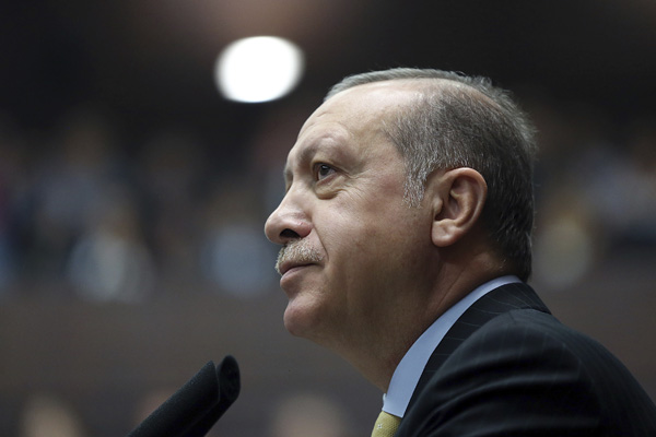 Erdoğan AK Parti İstanbul İl Başkanlığı'nda