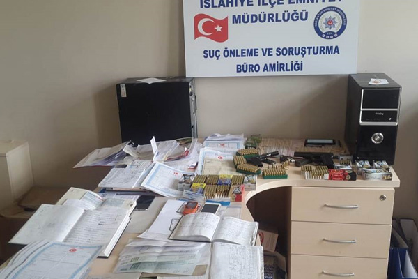 Gaziantep'te tefeci operasyonu