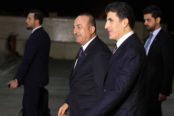 Bakan Çavuşoğlu, Erbil'de